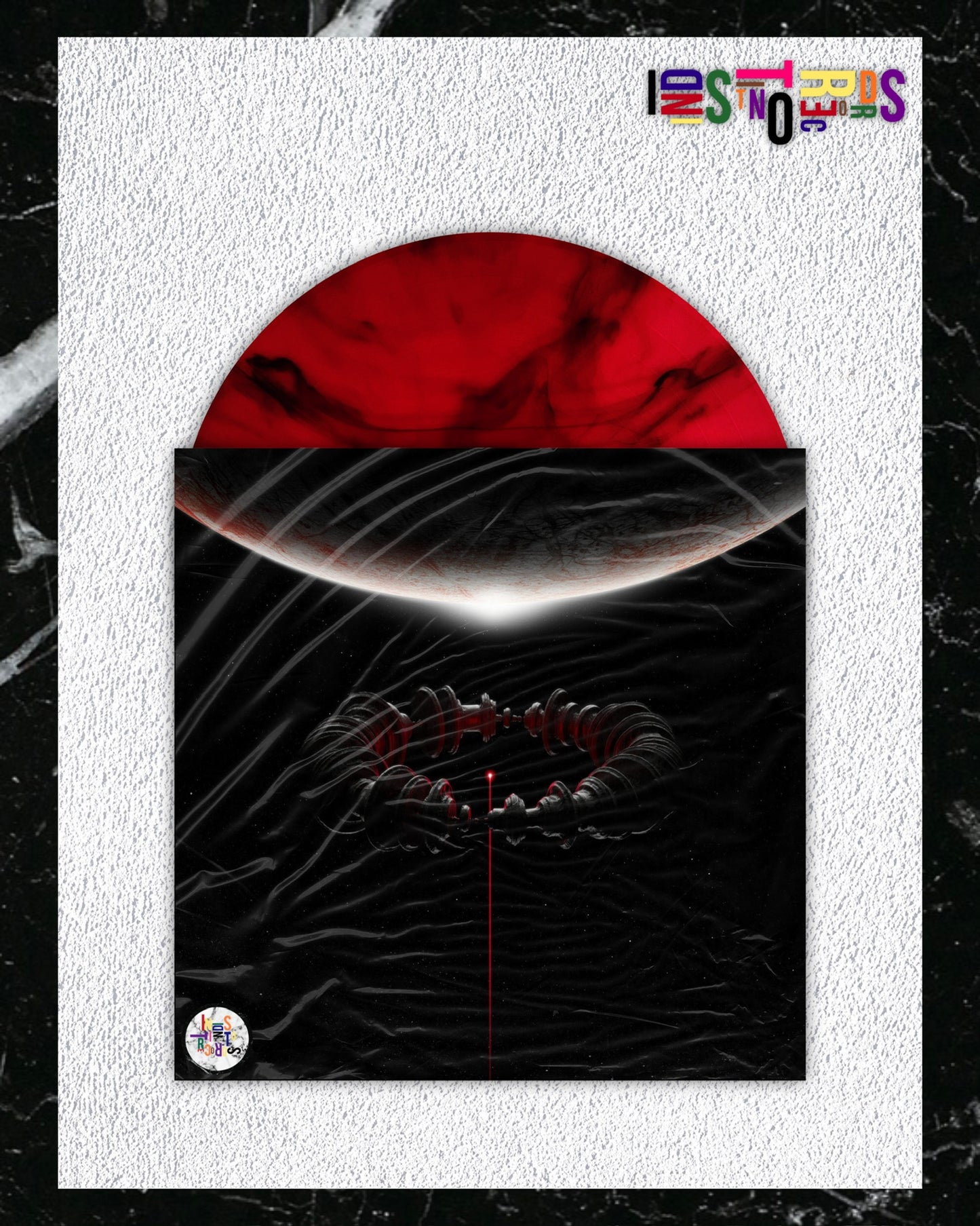 MUSE 🪐 THE WOW SIGNAL 🔴 TRANSLUCENT RED & BLACK MARBLED VINYL 🪐