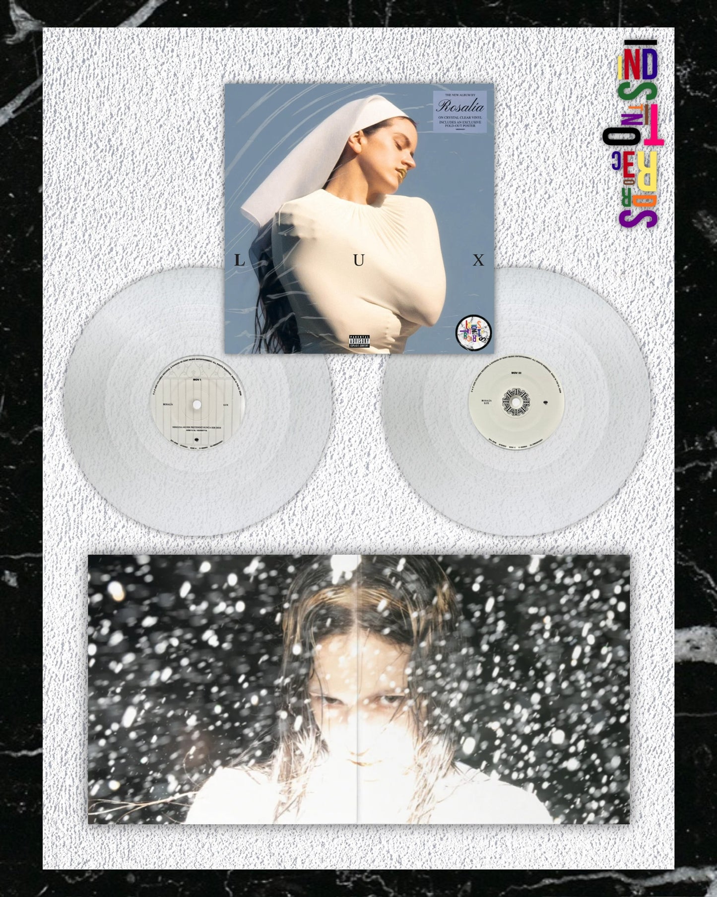 ROSALÍA 🤍 LUX 🩵 2XLP CRYSTAL CLEAR VINYL 🤍