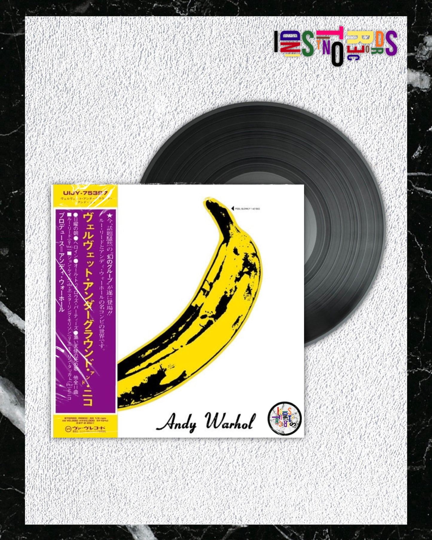 THE VELVET UNDERGROUND & NICO 🍌 THE VELVET UNDERGROUND & NICO ⚪️ REISSUE JAPANESE EDITION BLACK VINYL 🍌