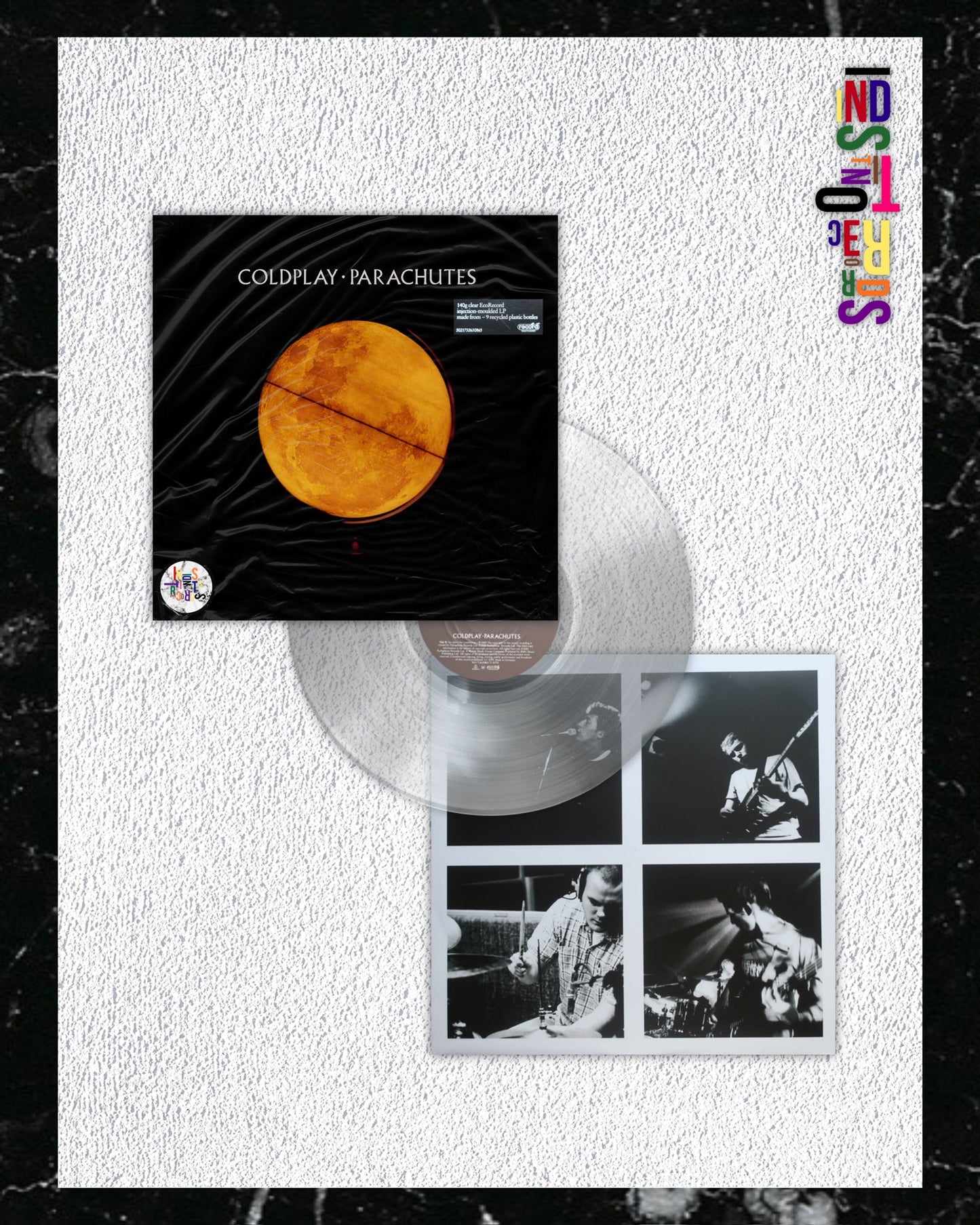 COLDPLAY 🟡 PARACHUTES 🟡 CLEAR VINYL 🟡