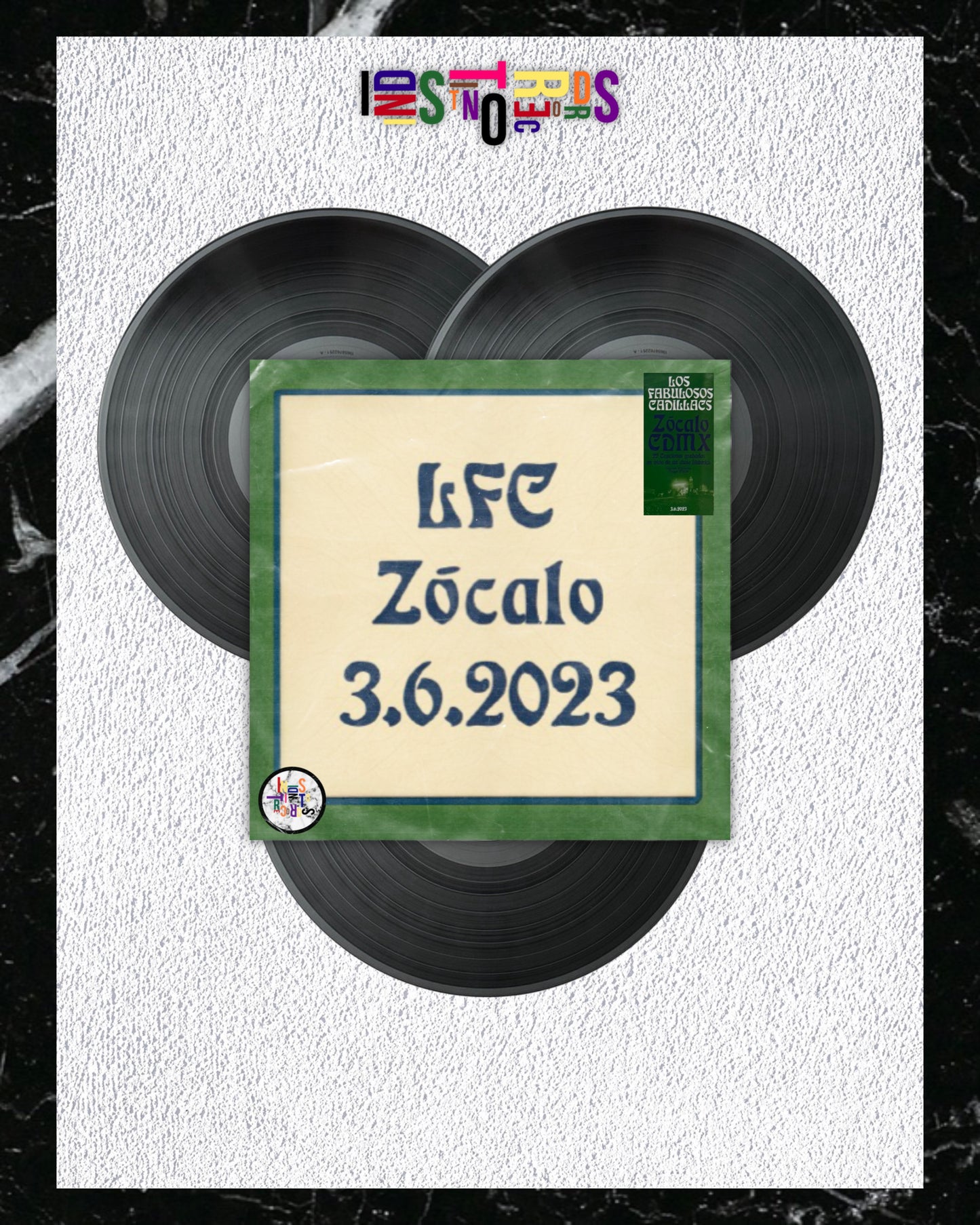 LOS FABULOSOS CADILLACS 🏟️ EN VIVO EN EL ZÓCALO DE MÉXICO 🟢 3XLP BLACK VINYL 🏟️