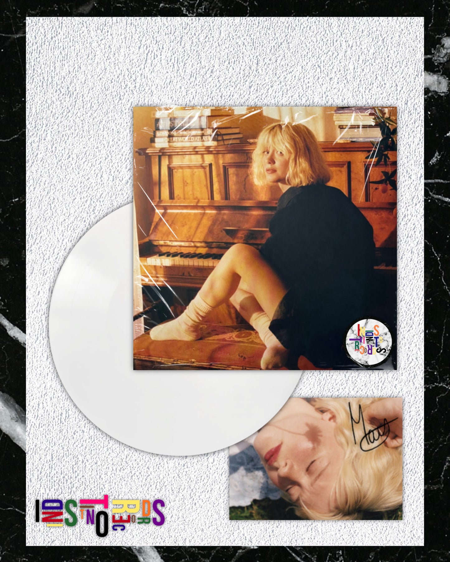 MAISIE PETERS ☀️ FLORESCENCE 🌼 WHITE VINYL + SIGNED ART CARD ☀️