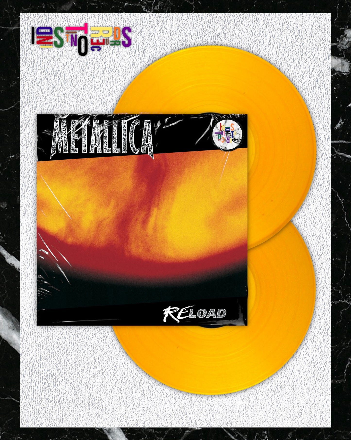 METALLICA 🟠 RELOAD 🔥 2XLP TRANSLUCENT VINYL 🟠