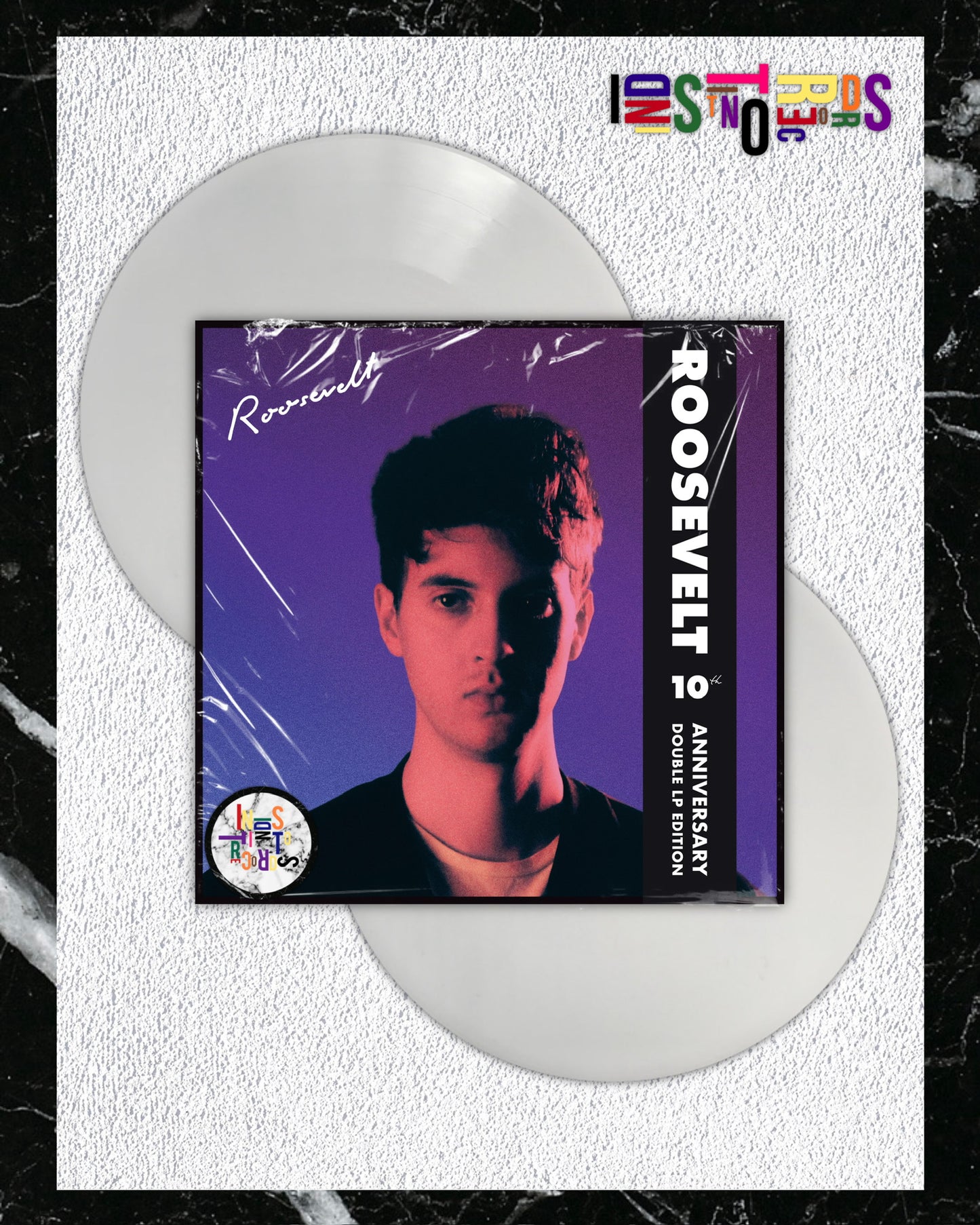 ROOSEVELT ⚫️ ROOSEVELT: 10TH ANNIVERSARY EDITION 🟣 2XLP WHITE VINYL ⚫️