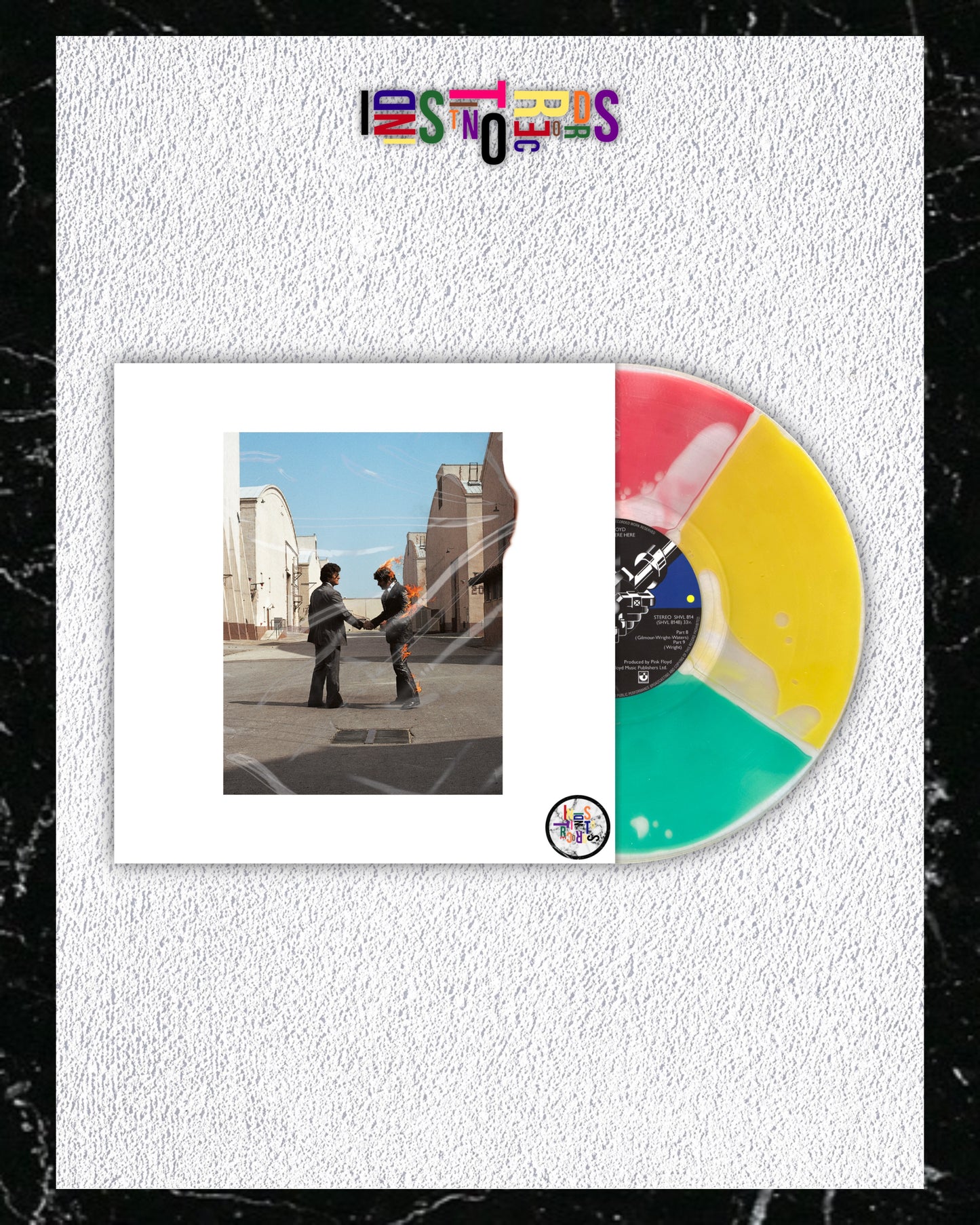 PINK FLOYD 🟡 WISH YOU WERE HERE 🟢 LIMITED EDITION LIQUID VINYL 🔴