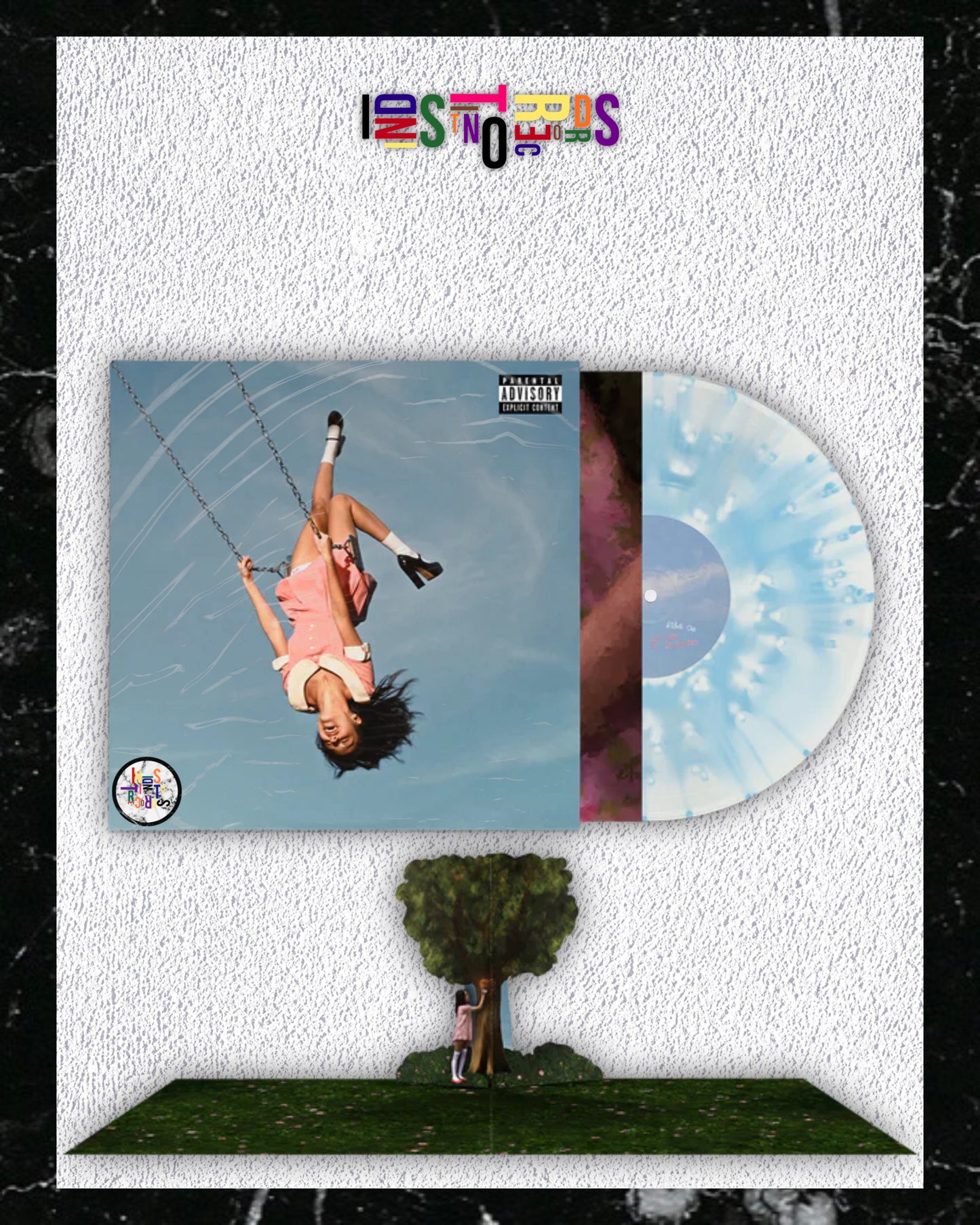 OLIVIA RODRIGO 🩷 YOU SEEM PRETTY SAD FOR A GIRL SO IN LOVE ☁️ POP-UP GATEFOLD BLUE & WHITE MARBLED VINYL 🩷
