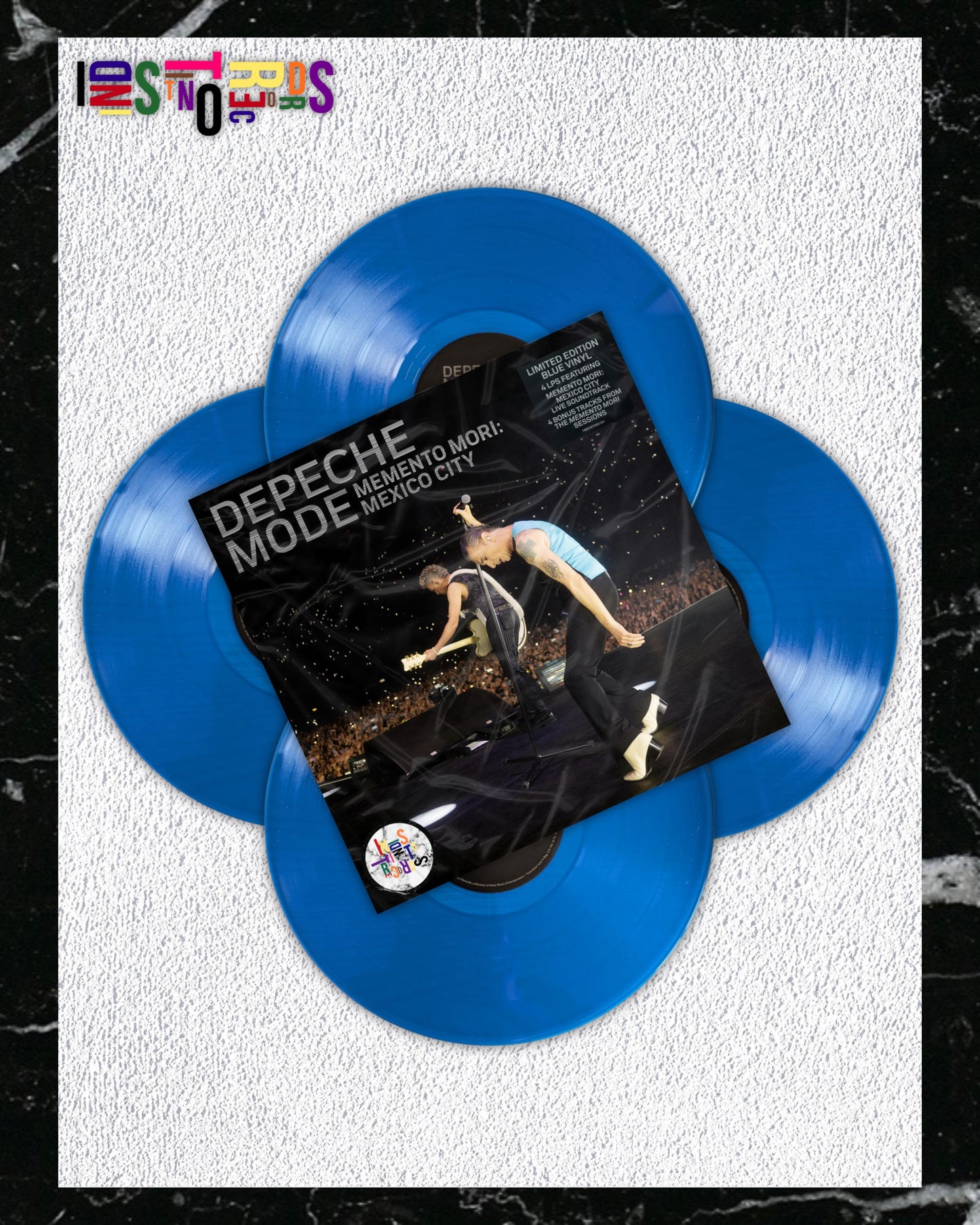 DEPECHE MODE 🔵 MEMENTO MORI: MEXICO CITY 🏟️ 4XLP BLUE VINYL 🔵