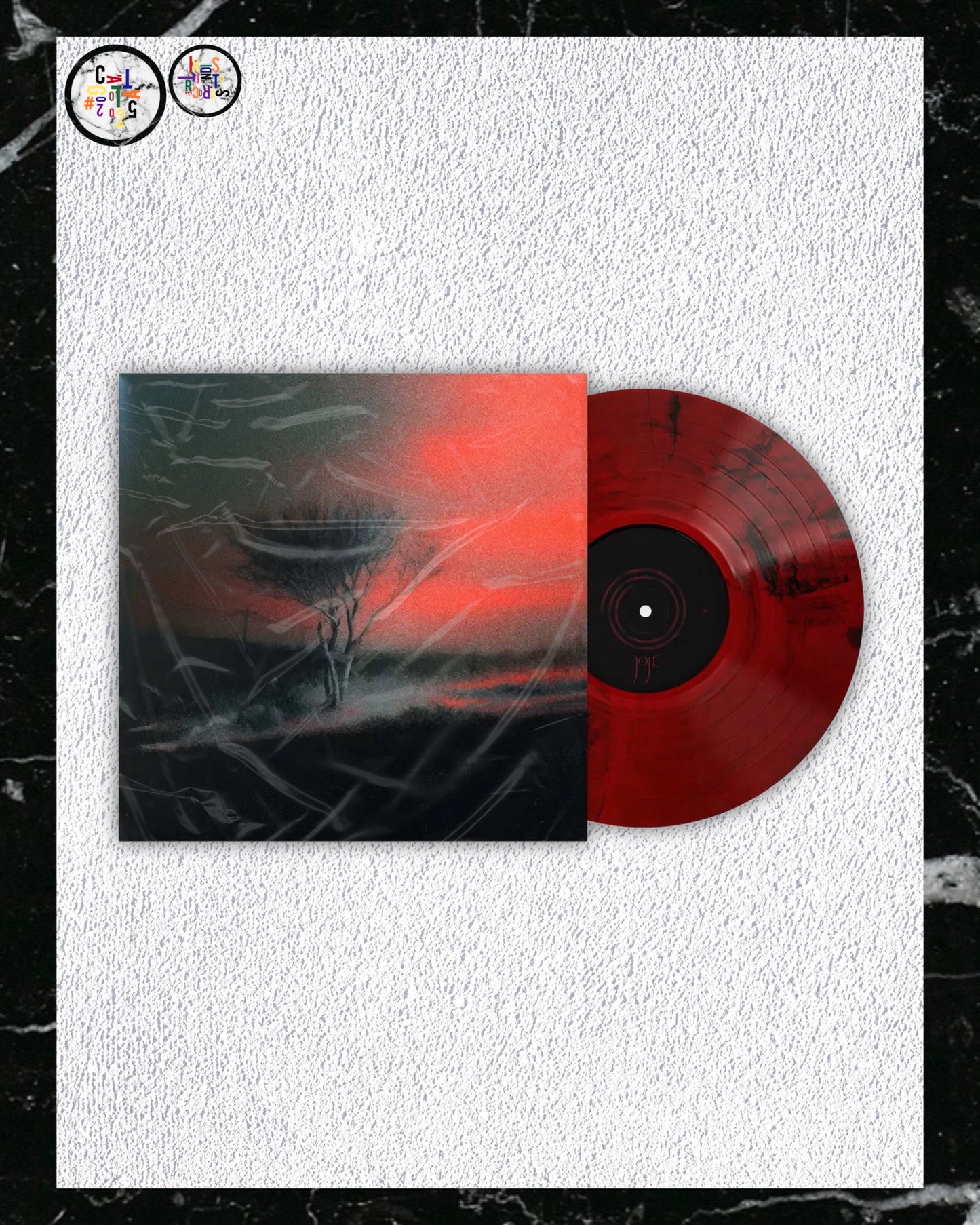 JOJI 🔴 PISS IN THE WIND 🪾 LTD RUBY BLACK WAVE VINYL LP