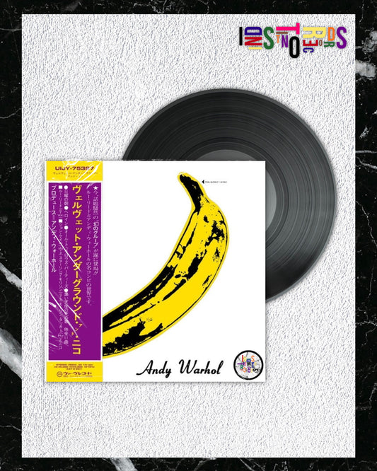 THE VELVET UNDERGROUND & NICO 🍌 THE VELVET UNDERGROUND & NICO ⚪️ REISSUE JAPANESE EDITION BLACK VINYL 🍌
