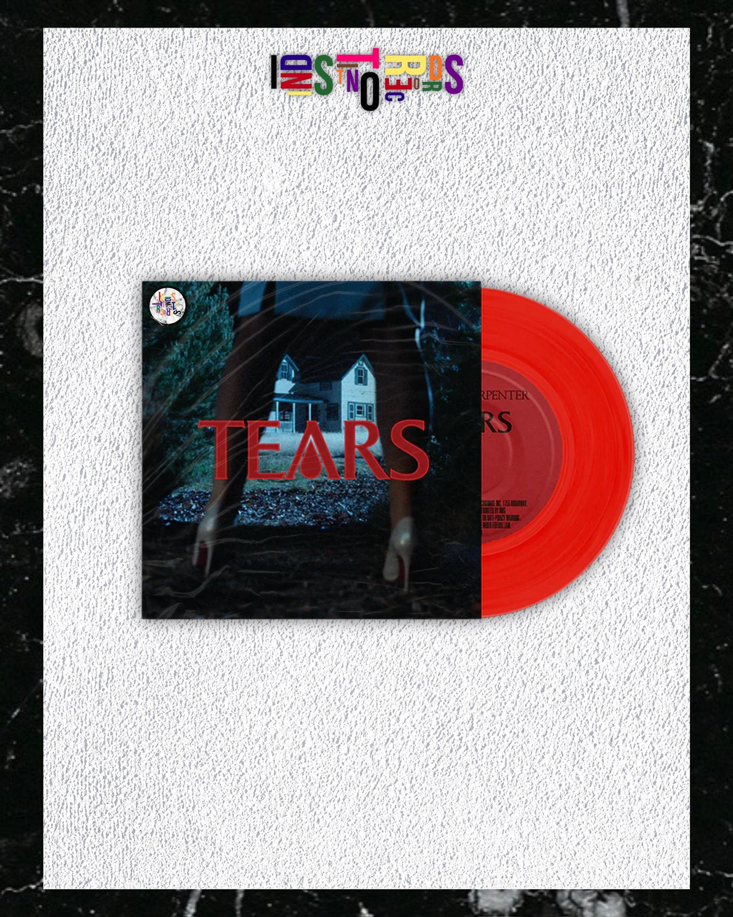 SABRINA CARPENTER 👠 TEARS ❤️ 7” RED VINYL 👠