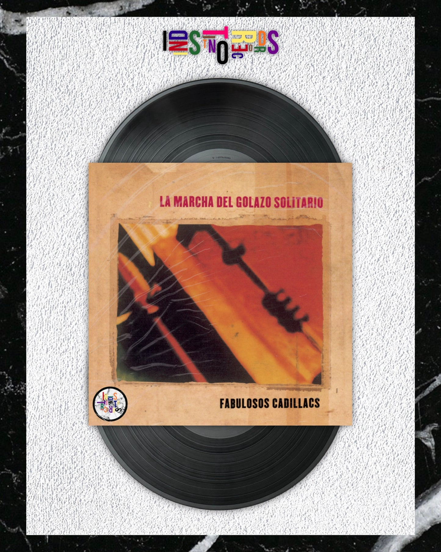 LOS FABULOSOS CADILLACS ⚪️ LA MARCHA DEL GOLAZO SOLITARIO 🟤 2XLP BLACK VINYL ⚪️