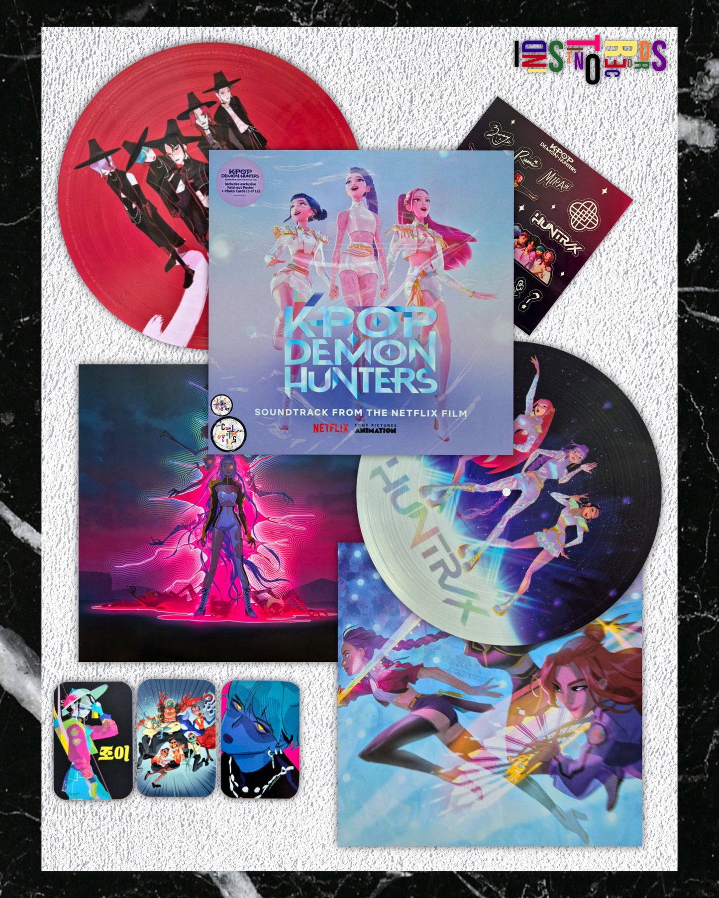KPOP DEMON HUNTERS ⚔️ SOUNDTRACK FROM THE NETFLIX FILM ❤️‍🔥 PICTURE DISC VINYL ⚔️