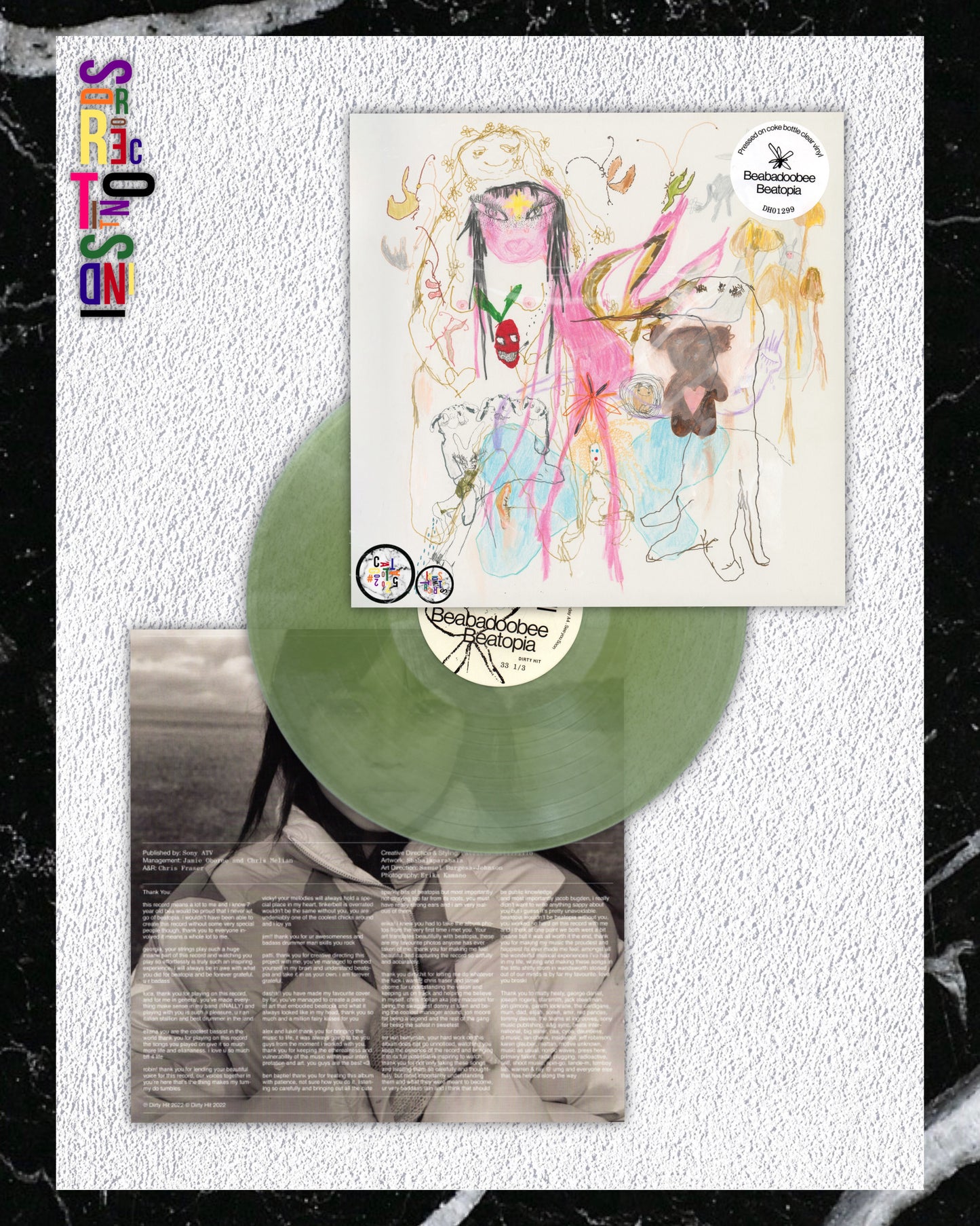 BEABADOOBEE 🌟 BEATOPIA 💚 COKE BOTTLE VINYL LP