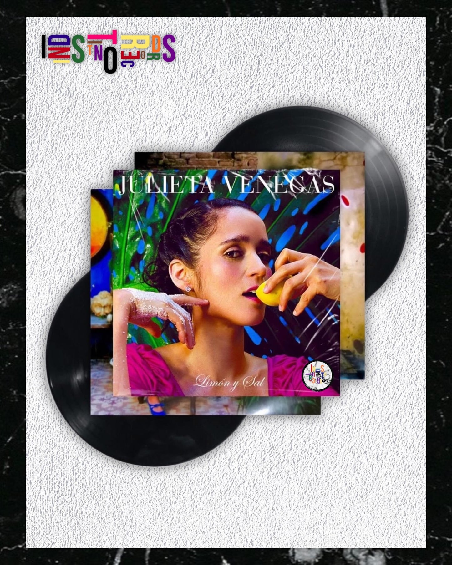 JULIETA VENEGAS 🍋‍🟩 LIMÓN Y SAL 🧂 2XLP BLACK VINYL 🍋‍🟩
