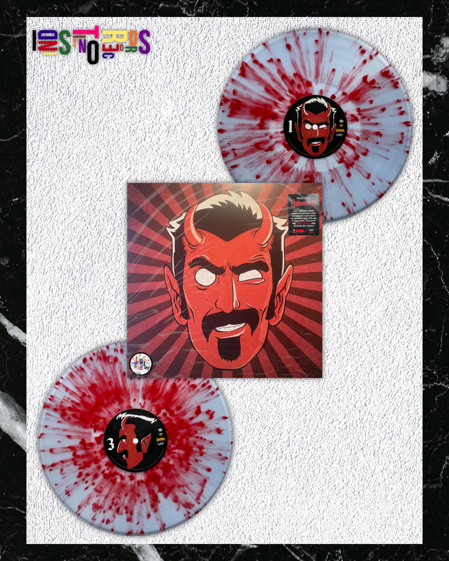 FRANK ZAPPA 👹 HALLOWEEN 1978 🔴 2XLP BLOOD SPLATTER VINYL 👹