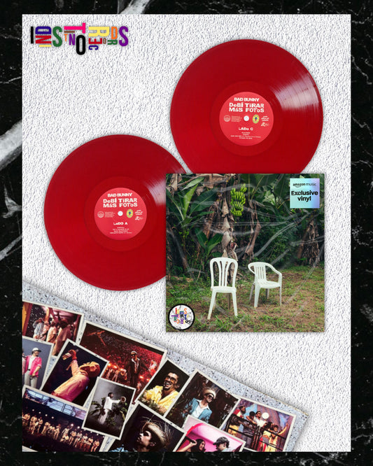 BAD BUNNY 🌴 DEBÍ TIRAR MÁS FOTOS ❤️ 2XLP RED VINYL