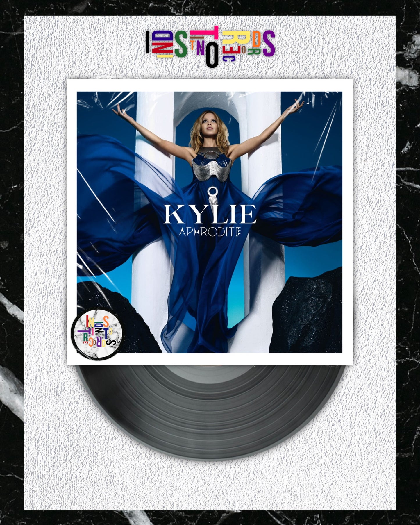 KYLIE MINOGUE 🏛️ APHRODITE 💙 BLACK VINYL 🏛️