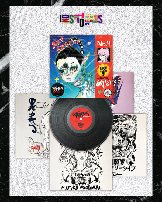 GRIMES ❤️‍🔥 ART ANGELS ❤️‍🔥 BLACK VINYL +LITOGRAFIAS
