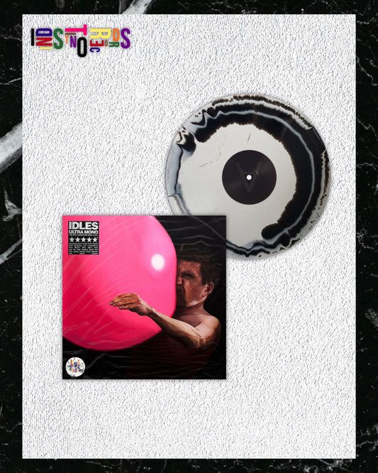 IDLES 🔴 ULTRA MONO ⚫️ BLACK & WHITE SWIRL VINYL 🔴