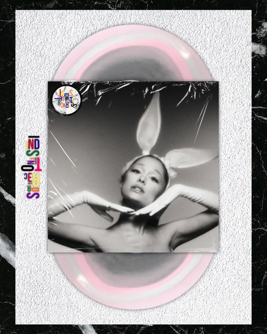 ARIANA GRANDE 💗 DANGEROUS WOMAN 🖤 10TH ANNIVERSARY 2XLP PINK & BLACK IN CLEAR VINYL 💗