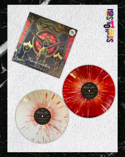 ALEXANDRE DESPLAT 🧌 FRANKENSTEIN ORIGINAL SOUNDTRACK 🩸 2XLP WHITE & RED SPLATTER VINYL 🧌