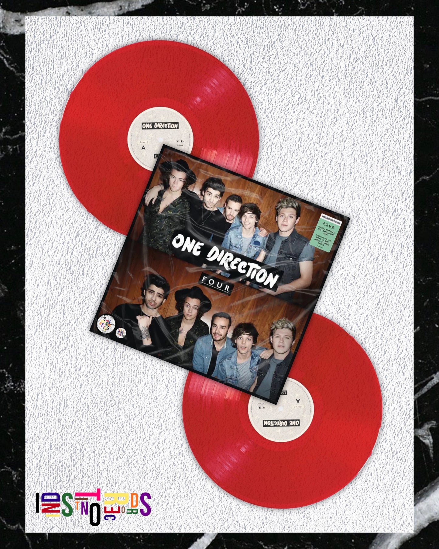 ONE DIRECTION 🔴 FOUR 🔴 LTD 2XLP RED TRANSLUCENT VINYL LP