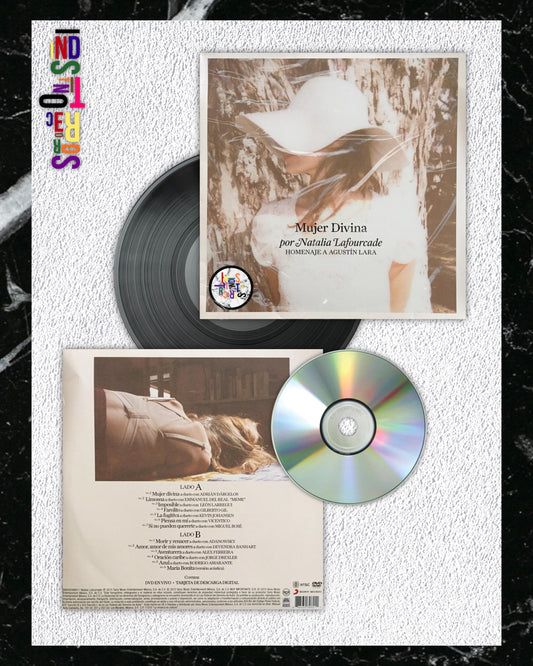 NATALIA LAFOURCADE 🤍 MUJER DIVINA 👒 180G HI-FI BLACK VINYL + VIDEO CONCERT DVD 🤍