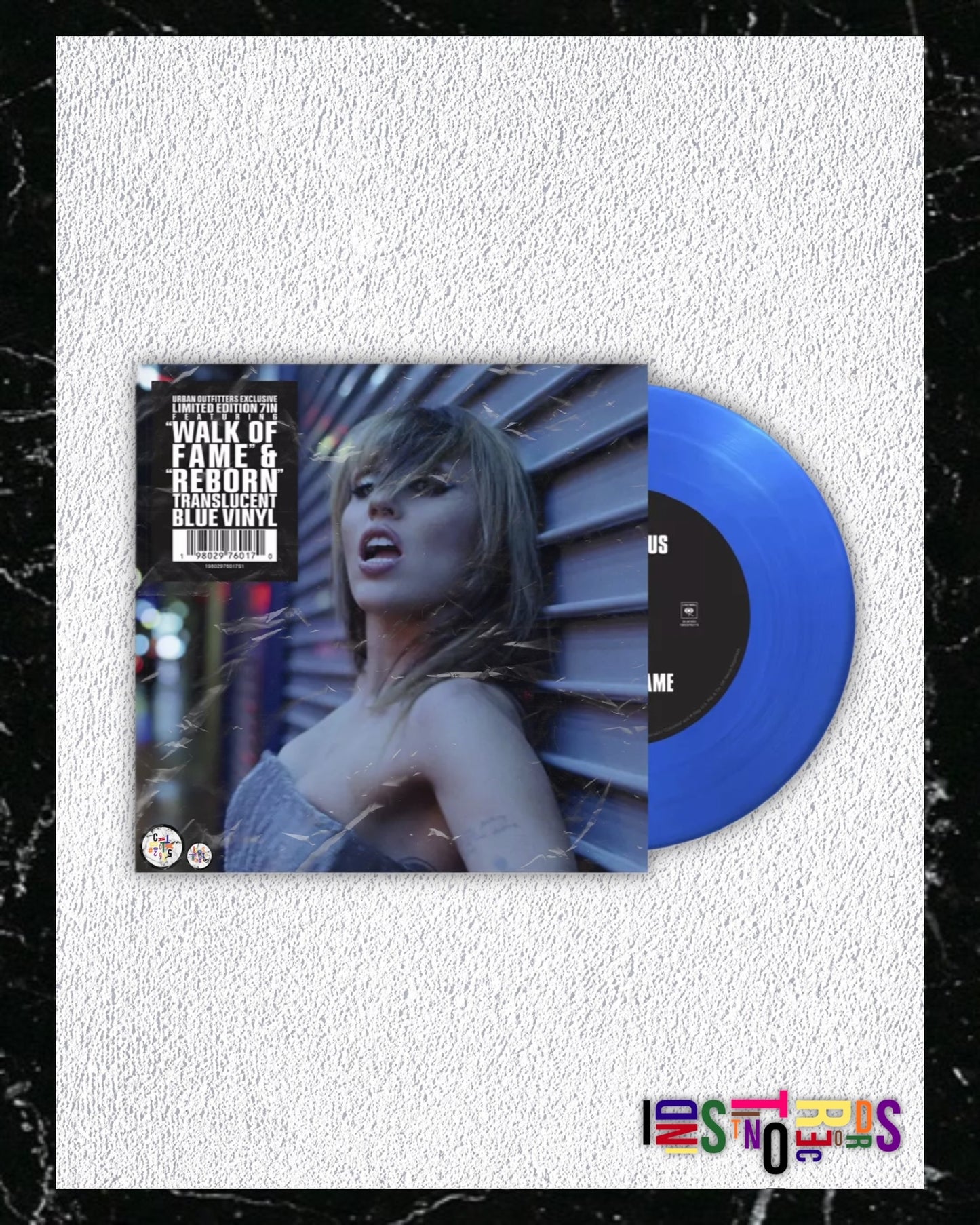 MILEY CYRUS ⭐️ WALK OF FAME / REBORN 💙 LTD BLUE HOUR 7” VINYL