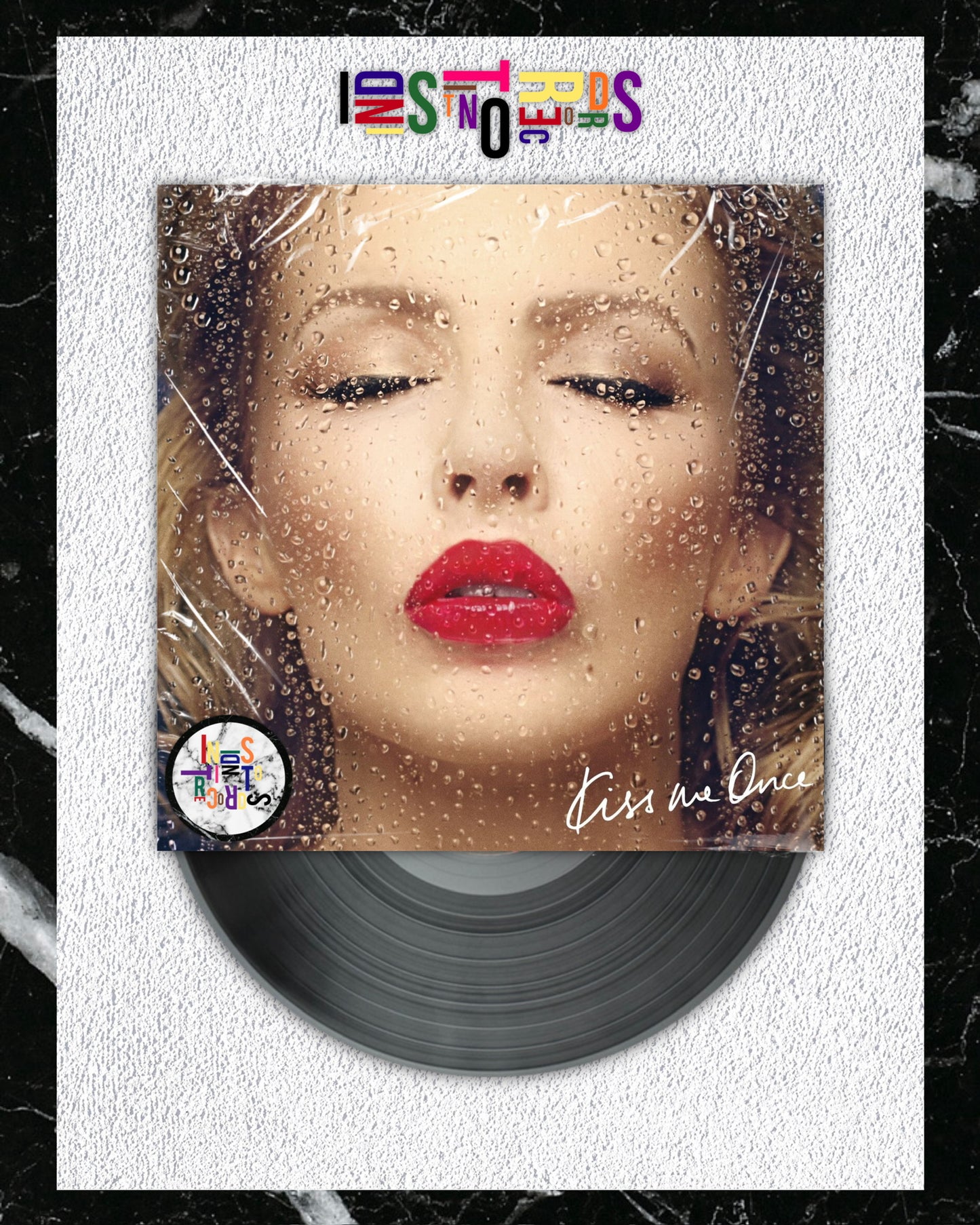 KYLIE MINOGUE 💋 KISS ME ONCE ❤️‍🔥 BLACK VINYL 💋