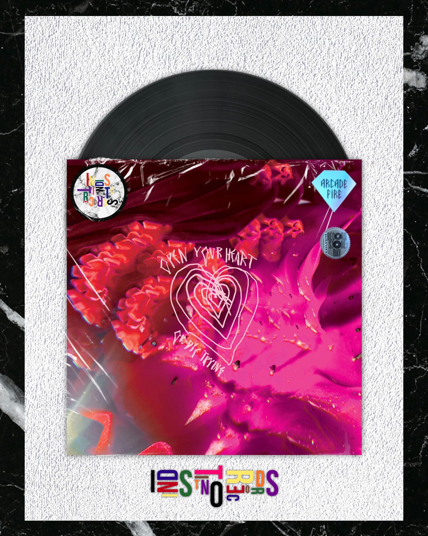 ARCADE FIRE 💗 OPEN YOUR HEART OR DIE TRYING 🐘 BLACK VINYL 💗 RSD 2026 🐘