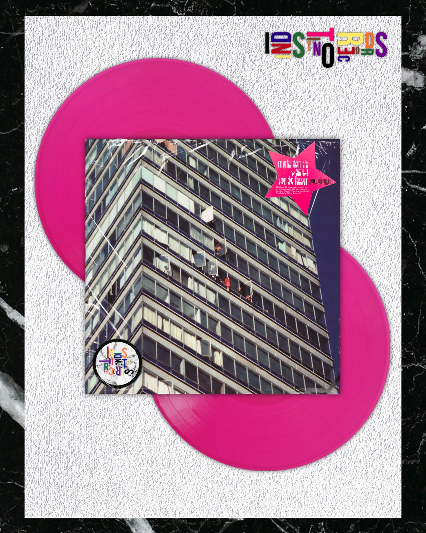 MARÍA DANIELA Y SU SONIDO LASSER 🩷 MDYSSL 🖤 LIMITED EDITION 2XLP PINK NEON VINYL 🩷