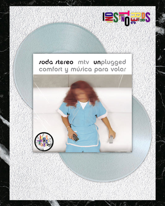 SODA STEREO ⚪️ MTV UNPLUGGED: COMFORT Y MÚSICA PARA VOLAR ⚪️ 2XLP CLEAR VINYL ⚪️