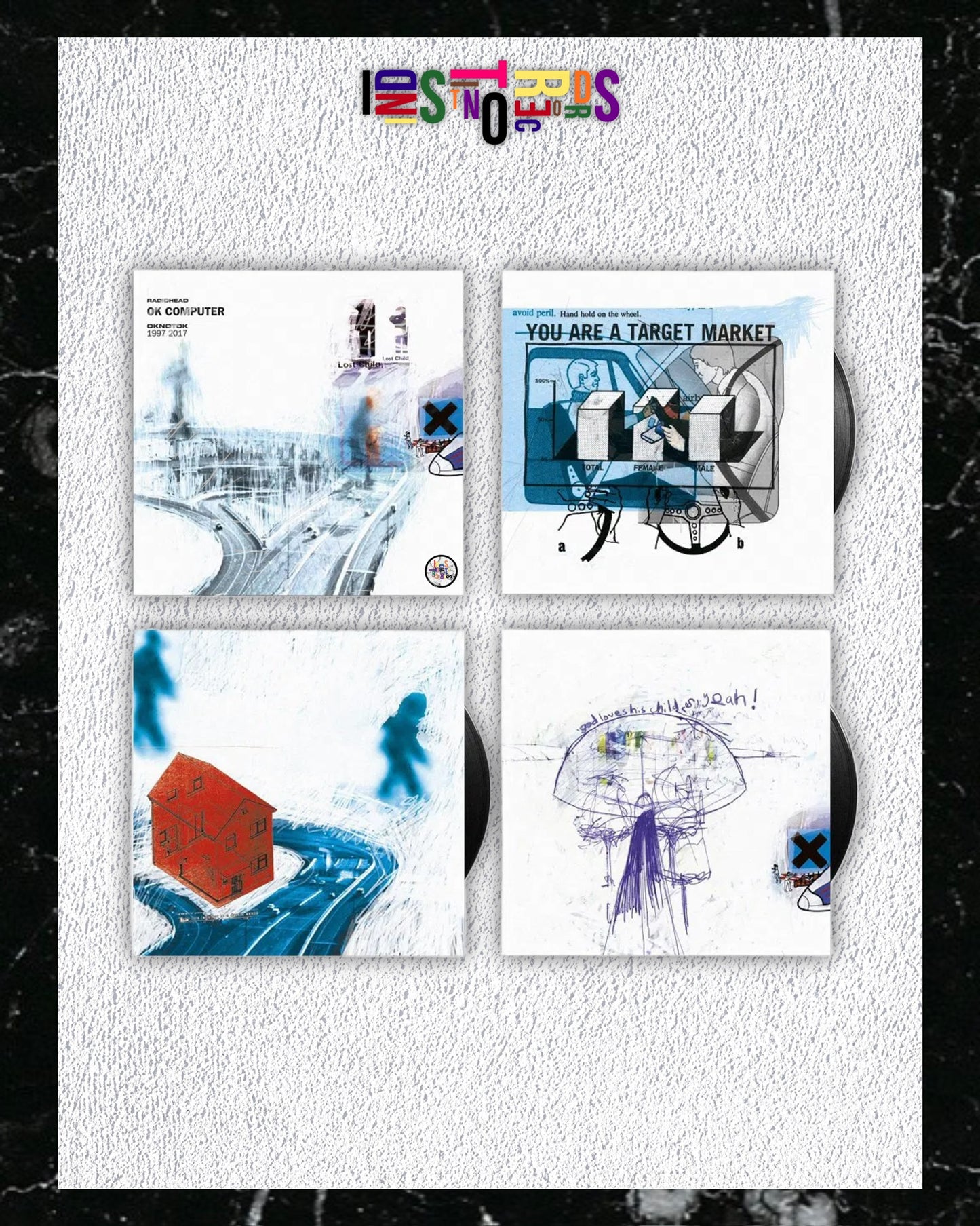 RADIOHEAD 🛣️ OK COMPUTER OKNOTOK ⚪️ 3XLP BLACK VINYL 🛣️