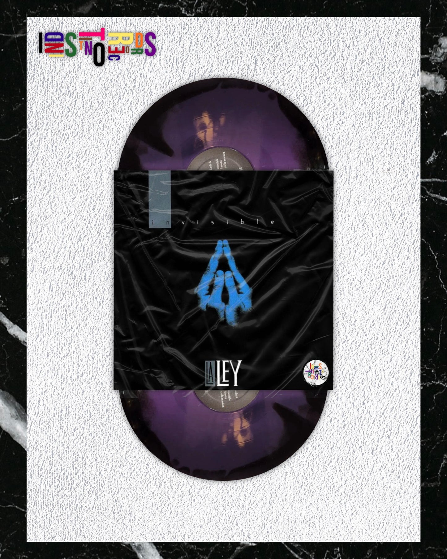 LA LEY 🟣 INVISIBLE ⚫️ 2XLP BLACK & PURPLE VINYL 🟣