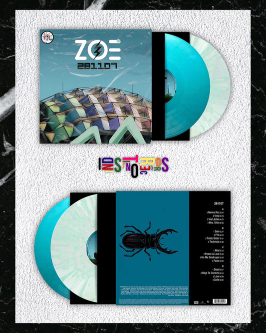 ZOÉ 🏟️ 281107 🔵 2XLP BLUE & WHITE MARBLED VINYL 🏟️