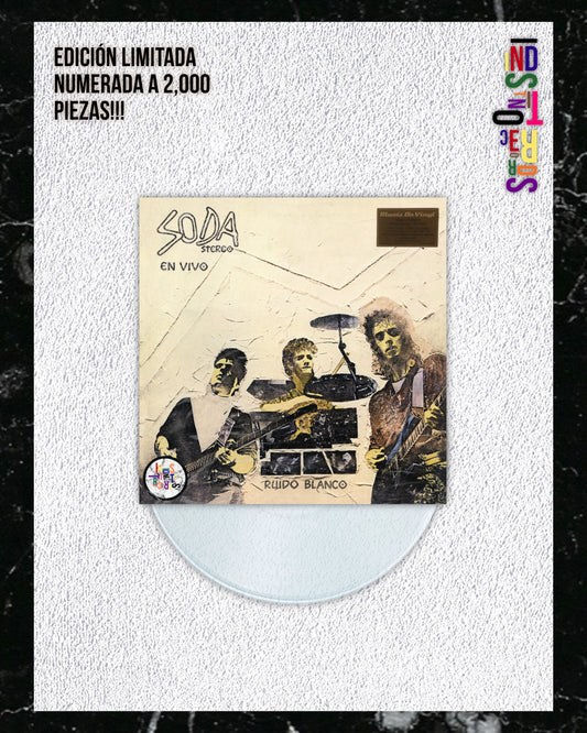 SODA STEREO 🎸 RUIDO BLANCO 🥁 CRYSTAL CLEAR VINYL 🎸