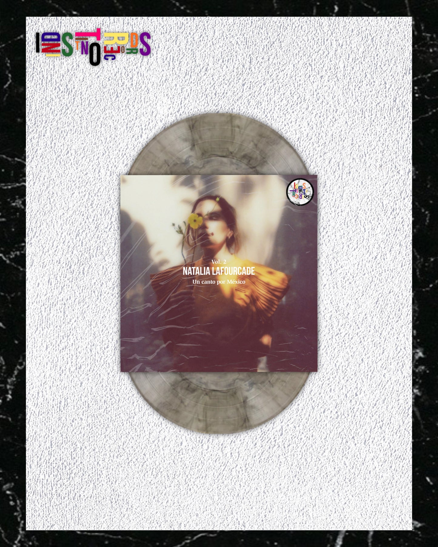 NATALIA LAFOURCADE 🖤 UN CANTO POR MÉXICO VOL. 2 💐 2XLP CRYSTAL CLEAR & BLACK MARBLED VINYL 🖤
