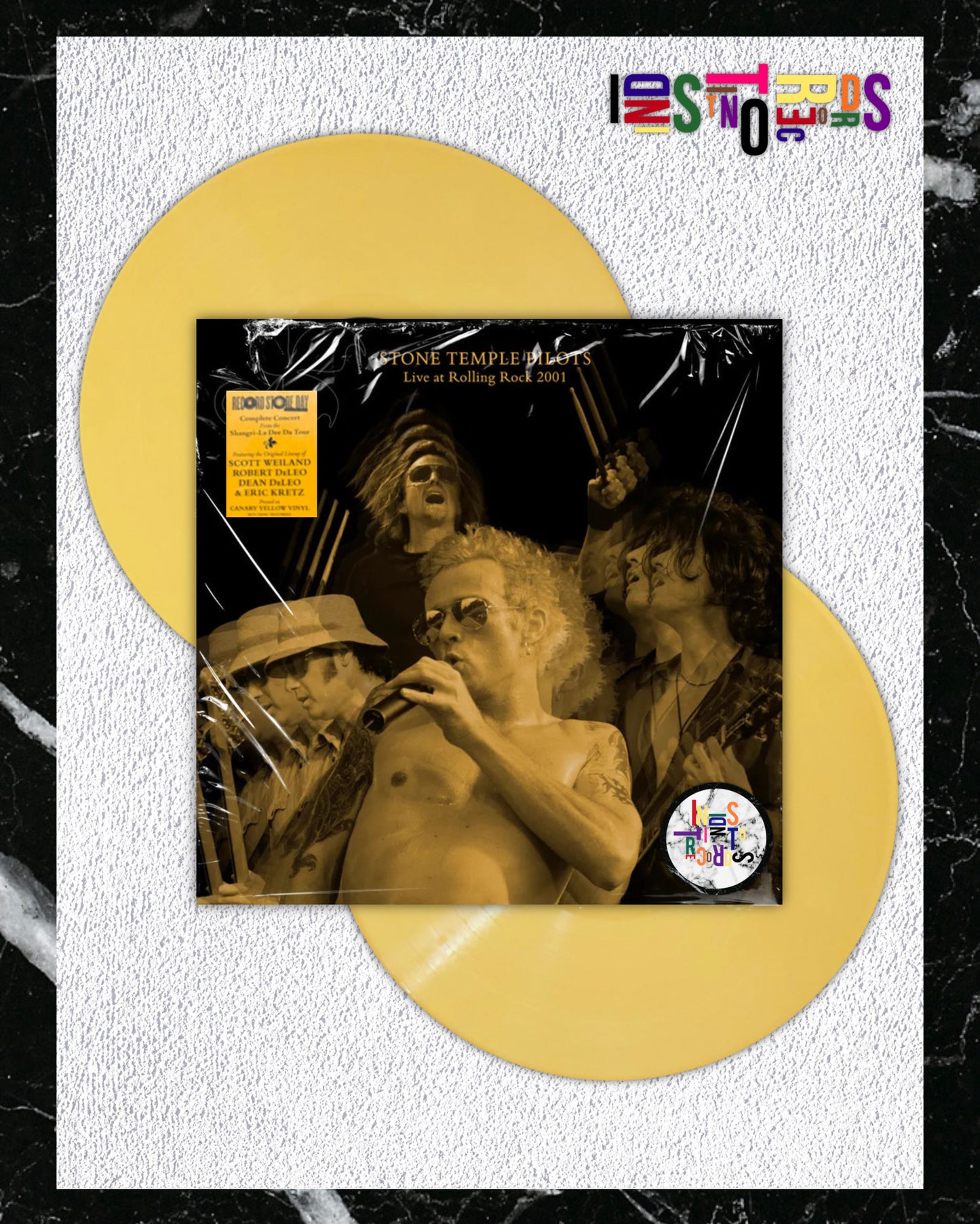 STONE TEMPLE PILOTS 🎙️ LIVE AT ROLLING ROCK 2001 🟡 2XLP CANARY YELLOW VINYL 🎙️ RSD 2026