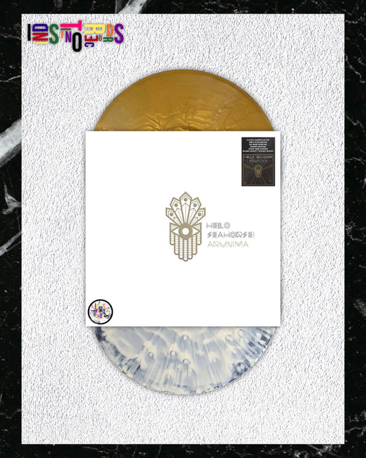 HELLO SEAHORSE! ⚪️ ARUNIMA 🟤 2XLP WHITE CLOUDY & GOLD NUGGET VINYL ⚪️