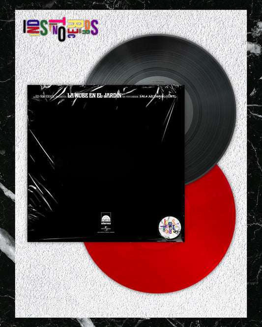 ED MAVERICK 🎙️ LA NUBE EN EL JARDÍN (EN VIVO DESDE SALA NEZAHUALCÓYOTL) ⬛️ 2XLP RED & BLACK VINYL 🎙️