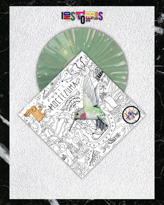 PORTER ⚪️ MOCTEZUMA 🪽 COKE BOTTLE WITH SPLATTER VINYL ⚪️