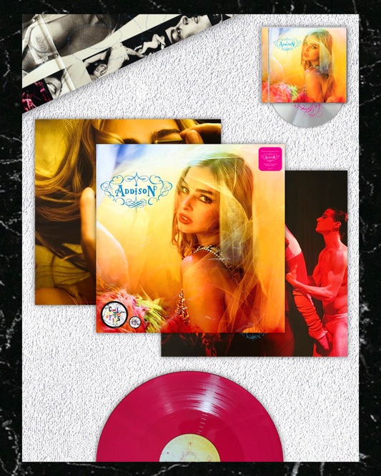 ADDISON RAE 🟡 ADDISON 🩷 EXCLUSIVE MAGENTA VINYL LP